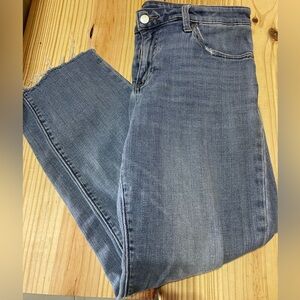 Lucky Brand Blue Ankle Cropped Jeans